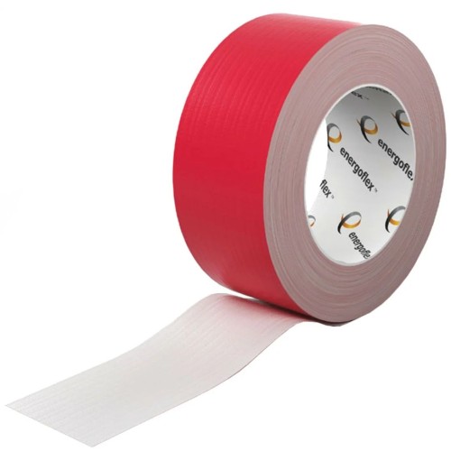 Лента армированная 48мм х 25м самоклеящаяся красная Energoflex Energopro в Волгограде