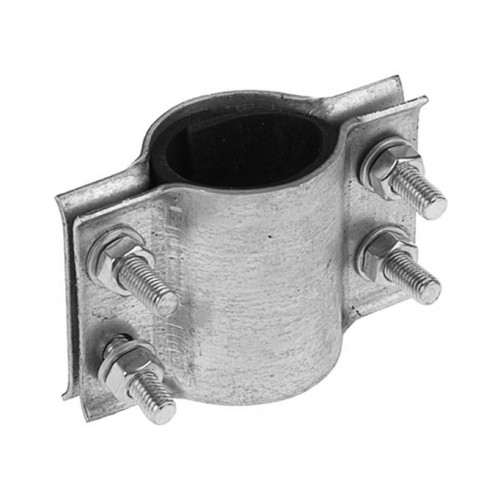 Хомут двухсторонний трубный стальной оцинкованный ККАЗ 33х25 мм