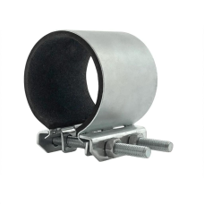 Хомут ремонтный односторонний трубный стальной оцинкованный Сансфера 47х40х70 мм