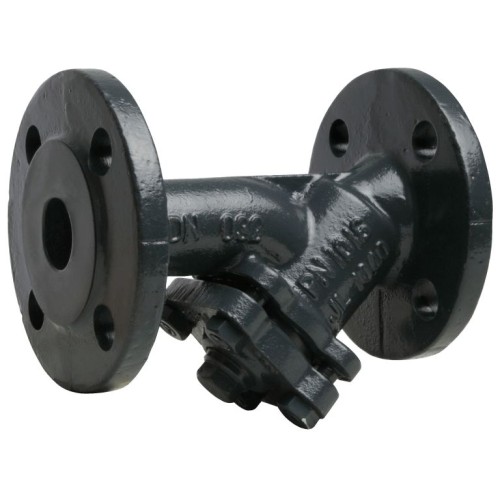 Фильтр сетчатый Y-образный чугунный фланцевый Ду-150 Ру-16 (Т<200°С) со сливной пробкой Ридан ФСФ в Волгограде