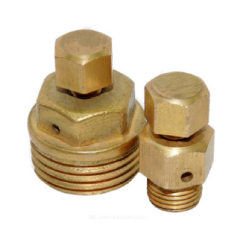 Воздухоотводчик ручной латунный М10х1,0 Ру-10 НР (НАР) угловой Цветлит ВО-1,0 в Волгограде