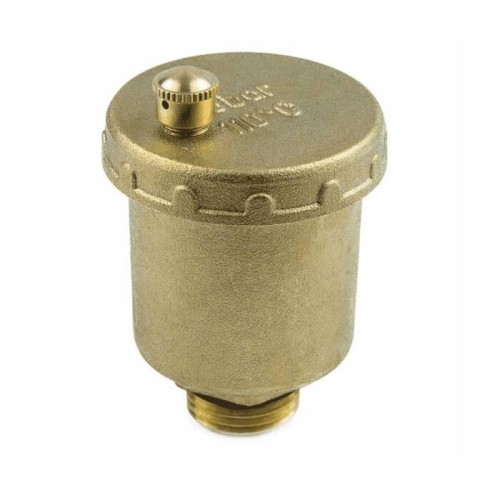 Воздухоотводчик автоматический латунный Ду-15 (1/2") Ру-10 НР (НАР) с запорным клапаном Aquasfera 5001 в Волгограде