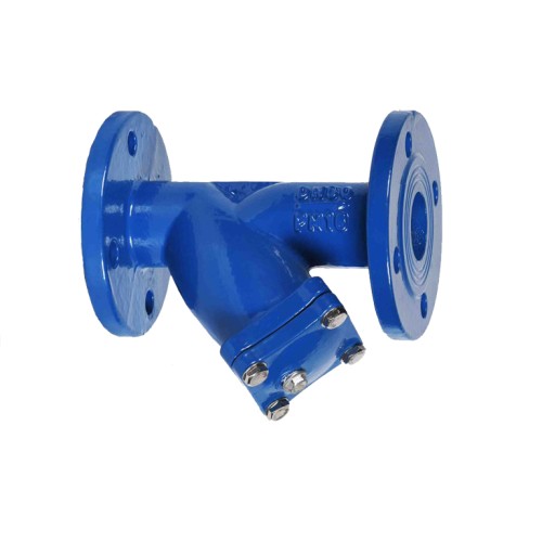 Фильтр сетчатый Y-образный чугунный фланцевый Ду-125 Ру-16 (Т<90°С) ФСч Китай в Волгограде