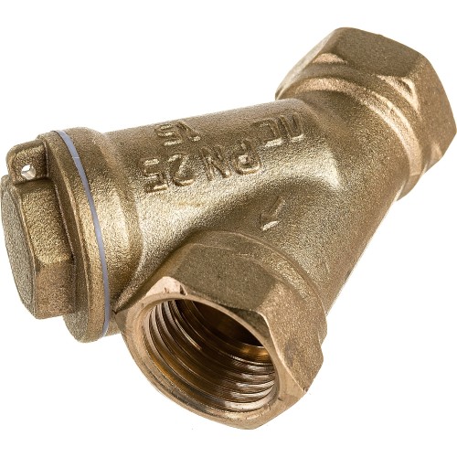 Фильтр сетчатый Y-образный латунный Ду-10 (3/8") Ру-25 ВР (ВН) (Т<130°С) Ридан FVR-R в Волгограде