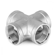 Крест чугунный переходной оцинкованный ВР (ВН) 25 мм 1/2" ГОСТ 8951-75