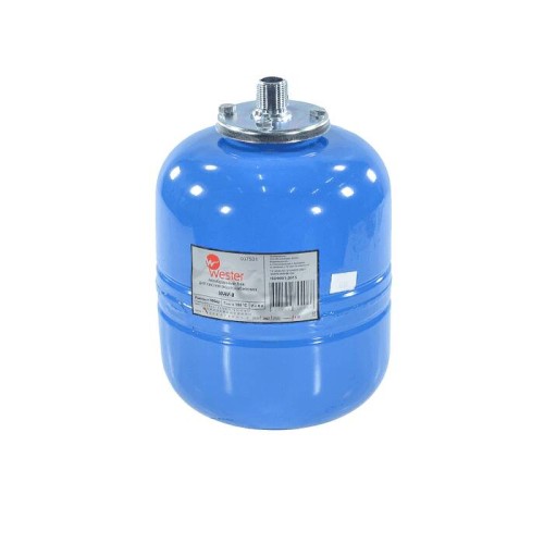 Гидроаккумулятор вертикальный стальной с наружной резьбой Wester WAV 16 бар 750 л в Волгограде