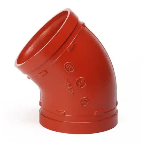 Отвод (колено) 45 градусов под муфту грувлок Ду-65 (Дн 76) Ру-25 XGQT04 в Волгограде