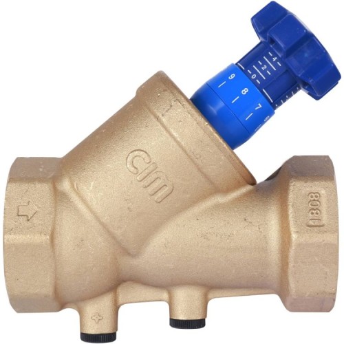 Клапан балансировочный латунный ручной с внутренней резьбой 2,5 МПа BL.220 MVI 25 мм в Волгограде
