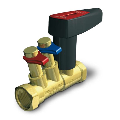 Клапан балансировочный латунный ручной с внутренней резьбой 2,5 МПа Ballorex Venturi FODRV Broen 15 мм в Волгограде