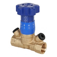 Клапан балансировочный латунный ручной с внутренней резьбой 2,5 МПа CIM 787R Cimberio 15 мм