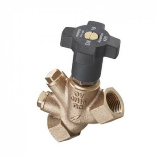Клапан балансировочный бронзовый ручной с внутренней резьбой 1,6 МПа Aquastrom F Oventrop 20 мм в Волгограде