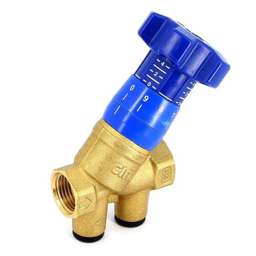 Клапан балансировочный латунный ручной с внутренней резьбой 2,5 МПа CIM 787OT Cimberio 25 мм в Волгограде