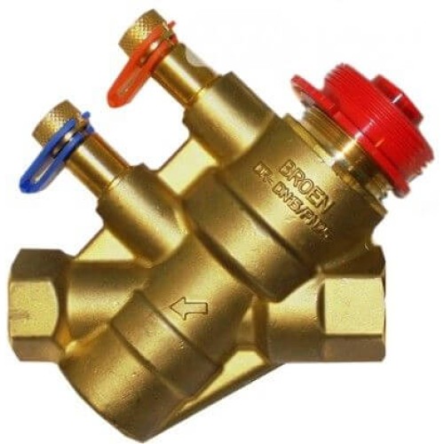Клапан балансировочный латунный автоматический с внутренней резьбой 2,5 МПа Ballorex Dynamic Broen 15 мм в Волгограде