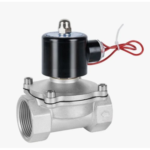 Клапан электромагнитный нержавеющий закрытый обратного действия с внутренней резьбой 1,6 МПа 25х98,9 мм 1" в Волгограде