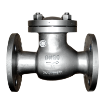 Клапан обратный стальной поворотный фланцевый 1,6 МПа 19с76нж 50х230 мм