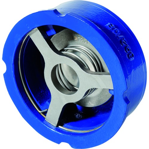 Клапан обратный чугунный осевой пружинный межфланцевый 1,6 МПа NVD-802R Ридан 100 мм в Волгограде