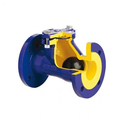 Клапан обратный чугунный Y-тип фланцевый NBR 1,6 МПа D-022 ABRA 40х180 мм в Волгограде