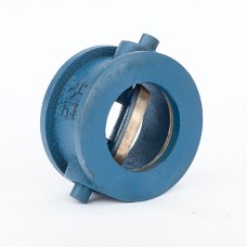 Клапан обратный чугунный Y-тип межфланцевый 1,6 МПа 19ч21бр Мегастрой 50х60 мм