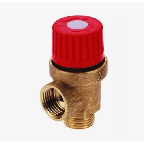 Клапан предохранительный латунный пружинный с внутренней резьбой Prescor Flamco 32 мм 1 1/2" в Волгограде