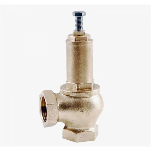 Клапан предохранительный латунный пружинный угловой с внутренней резьбой 1,6 МПа Benarmo 80 мм 3" в Волгограде