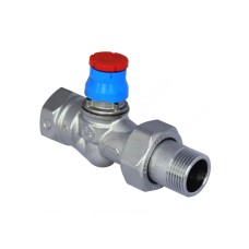 Клапан термостатический прямой Ду-15 Ру-16 ВР (ВН) с преднастройкой R402PTG Giacomini