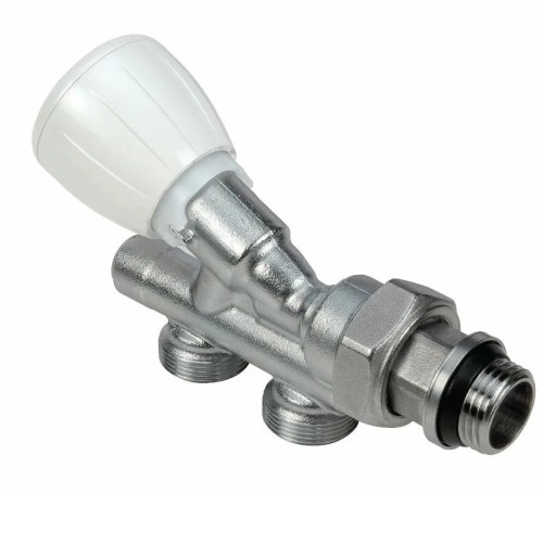 Клапан термостатический осевой угловой Ду-15 (1/2"-16) Ру-10 НР (НАР) с преднастройкой R440N Giacomini в Волгограде