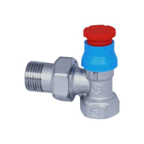 Клапан термостатический угловой Ду-15 Ру-10 ВР (ВН) с преднастройкой R401PTG Giacomini в Волгограде