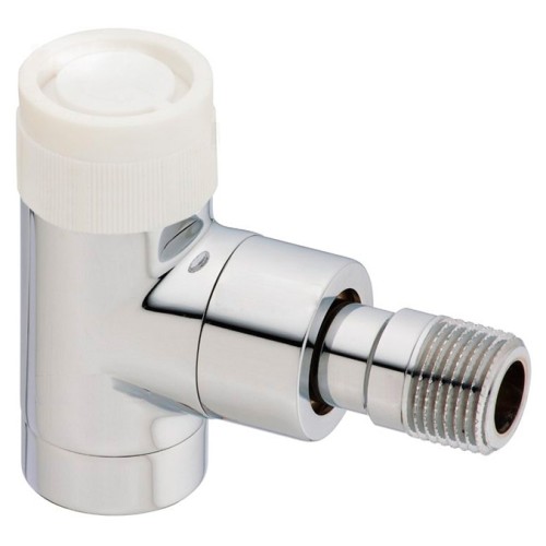 Клапан термостатический угловой Ду-15 (1/2") Ру-10 ВР-НР (ВН-НАР) матовая сталь серия E Oventrop в Волгограде