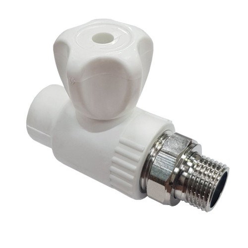 Клапан запорный PP-R наружная резьба 2,5 МПа VALFEX 20 мм 1/2" ГОСТ 32415-2013 в Волгограде