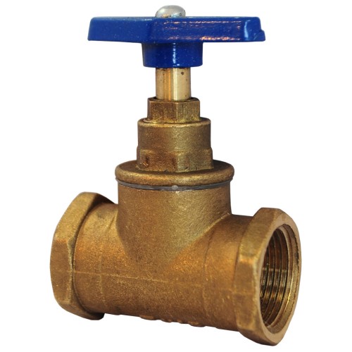 Клапан запорный латунный с внутренней резьбой 1,6 МПа 15б3р Цветлит 50х101 мм ТУ 206-3973235-01-93 в Волгограде