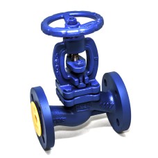 Клапан запорный сальниковый чугунный фланцевый 1,6 МПа 215A Zetkama 15х130 мм