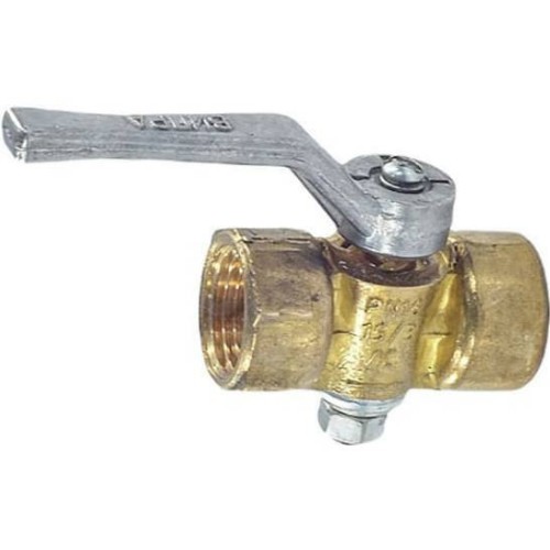 Кран латунный трехходовой стандартнопроходной для манометра без фланца с ручкой ВР-НР Ру 25 Wika 910 Wika 15 мм 1/2" в Волгограде