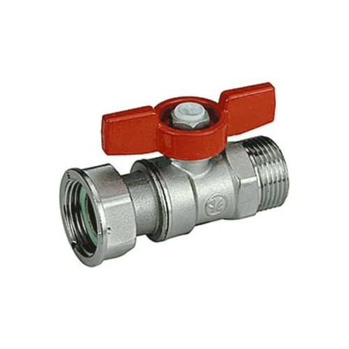 Кран запорный латунный стандартнопроходной с ручкой-бабочкой ВР-накидная гайка Ру 42 R251P Giacomini 15х76 мм 3/4" в Волгограде