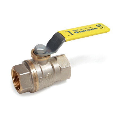 Кран запорный латунный полнопроходной с ручкой-рычагом ВР (ВН) Ру 5 R950 Giacomini 8 мм 1/4" в Волгограде