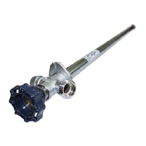 Кран водоразборный латунный незамерзающий стандартнопроходной без штуцера маховик НР Ру 10 15х450 мм 1/2" в Волгограде