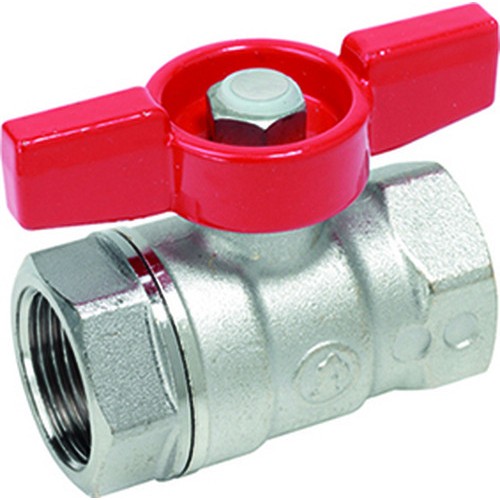 Кран запорный латунный полнопроходной с ручкой-бабочкой ВР (ВН) Ру 40 Стандарт 230 ГАЛЛОП 15 мм 1/2" в Волгограде