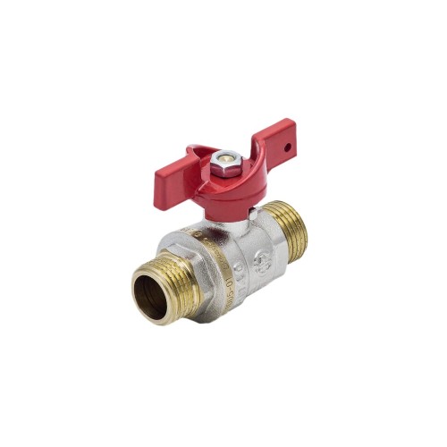 Кран запорный латунный полнопроходной с ручкой-бабочкой ВР-НР Ру 40 BV.514 MVI 15 мм 1/2" в Волгограде