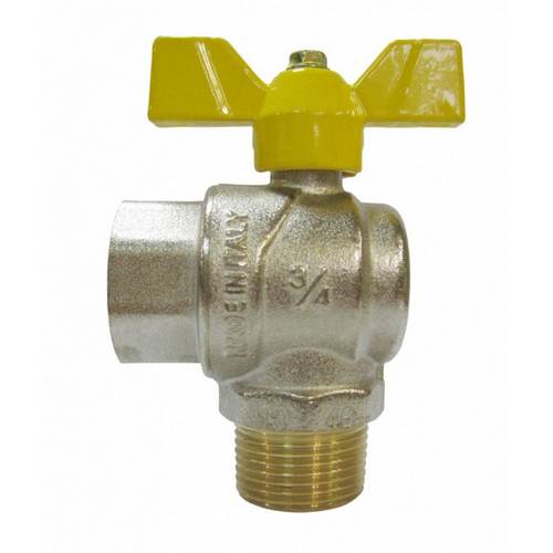 Кран запорный латунный полнопроходной с ручкой-бабочкой ВР-НР Ру 5 R780 Giacomini 15х50 мм 1/2" в Волгограде