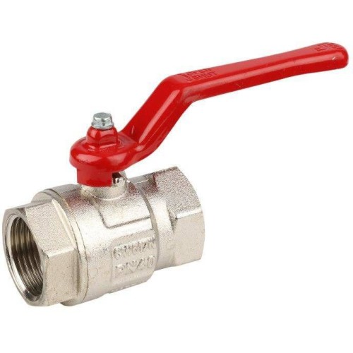 Кран запорный латунный полнопроходной с ручкой-рычагом ВР (ВН) Ру 40 BV.511 MVI 20 мм 3/4" в Волгограде