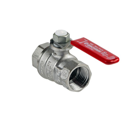 Кран запорный латунный полнопроходной с ручкой-рычагом ВР (ВН) Ру 42 R910 Giacomini 10х49 мм 3/8" в Волгограде