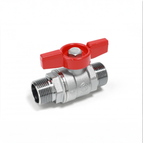 Кран запорный латунный полнопроходной с ручкой-бабочкой НР Ру 42 R913 Giacomini 10х63 мм 3/8" в Волгограде