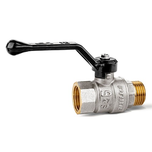 Кран запорный латунный со спускником стандартнопроходной с ручкой-бабочкой ВР (ВН) Ру 40 LD Pride LD 15 мм 1/2" в Волгограде