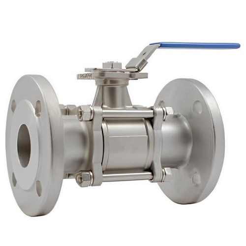 Кран запорный нержавеющий фланцевый полнопроходной ручка-рычаг Ру 40 AISI 316 Rushwork 7528 Rushwork 15х115 мм в Волгограде