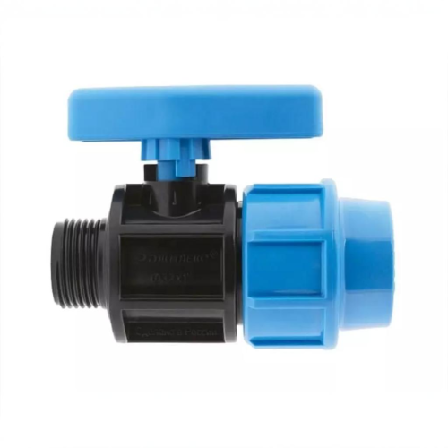 Компрессионный кран ПНД Дн 32-1" Ру-12,5 НР (НАР) Джилекс в Волгограде