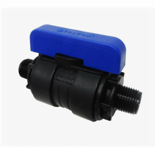 Компрессионный кран ПНД Ду-20 (1") НР (НАР) Ру-16 VALFEX в Волгограде