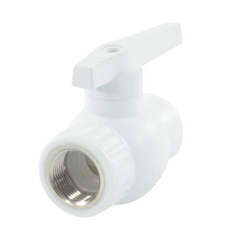 Кран полипропиленовый PP-R запорный прямой стандартнопроходной с внутренней пайкой ручка-рычаг Ру 25 RTP (РосТурПласт) 25 мм ГОСТ 32415-2013 в Волгограде