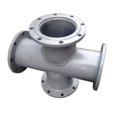 Крест фланцевый КФ Ду 150-150 (500-500) ВЧШГ с ЦПП цинк+AL ГОСТ ISO 2531-2012