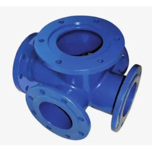 Крест с пожарной подставкой фланцевый ППКФ Ду 200-200 ВЧШГ с ЦПП цинк+AL ГОСТ ISO 2531-2012 в Волгограде