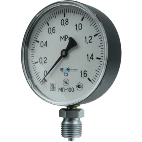 Манометр радиальный диаметр 100мм 0-25 кгс/см2 (0-2,5 МПа) М20х1,5 МТ-100 Багория в Волгограде