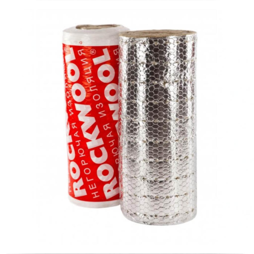 Рулон минеральная вата 90х1000-2 ROCKWOOL WIRED MAT 80 ALU в Волгограде